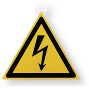 Pannello segnalazione pericolo elettrico